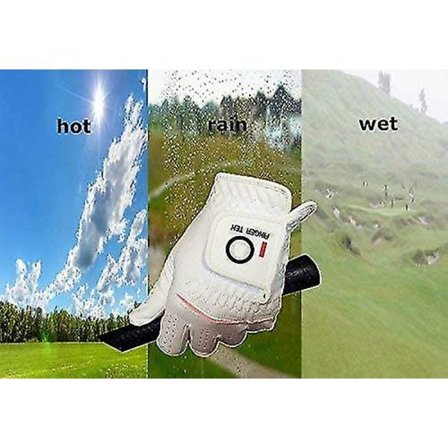 Dame Golf Regnhansker Par Begge Hender, Våt Varm Kald Grip, Passer Liten Medium Stor Xl 2xl