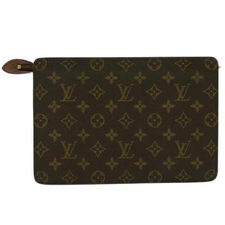 Louis Vuitton Vintage Pre-owned Canvas clutches Brun, unisex Vintage Tasker, Størrelse: ONE Size