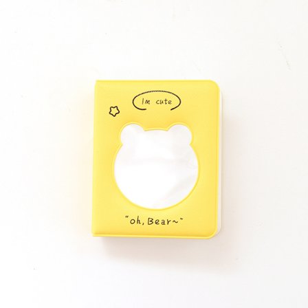 3 tums Kpop Idol Card Binder Fotoalbum Yellow S