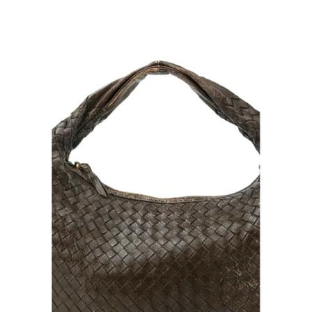 Bottega Veneta Vintage Pre-owned Leather handTass , Bruin , unisex , Maat: ONE Size Vintage Tassen