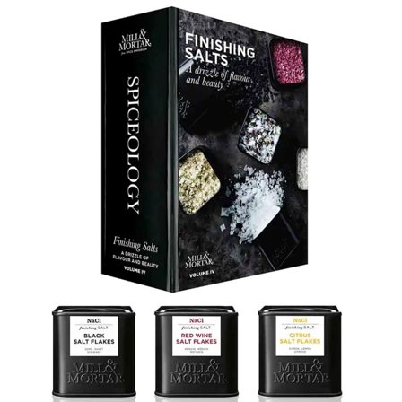 Mill & mortar Gaveæske, finishing salt - Sort | KitchenOne