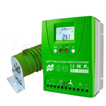 2000W Hybridi Tuuli-Aurinkolataussäädin MPPT - 30A/60A Akun tasauslaite Lifepo4 & Litiumille