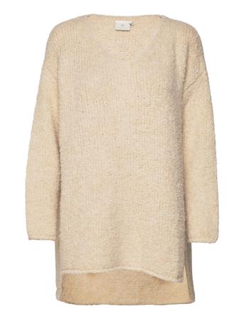 Kayolanda Knit Pullover Pulllover Creme Kaffe