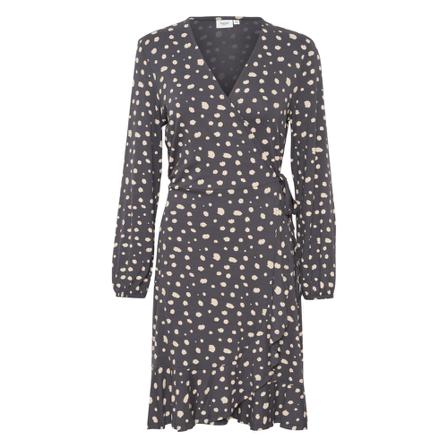 Saint Tropez, Mina SZ LS Dress Szary, Kobieta, Rozmiar: S
