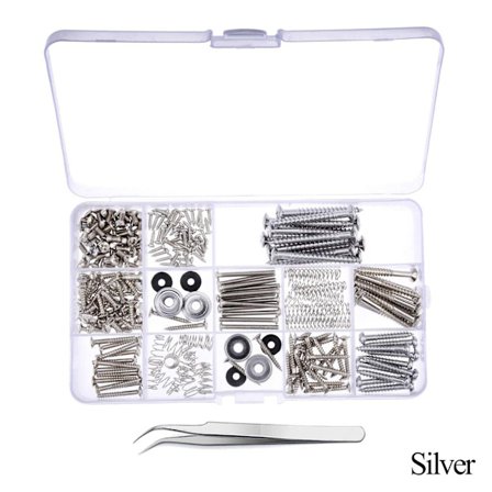 254 kpl kitaran korjausruuveja kitaran tarvikkeita selkähihnan kanssa