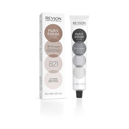 Revlon Professional Nutri Color Filters 821 Silver Beige 100 ml, Hår, Hårfarve, Washouts