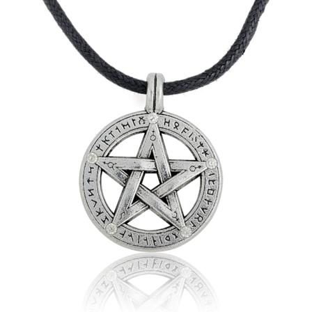 Overnaturligt Pentacle Pentagram Hængende Halskæde Hexe