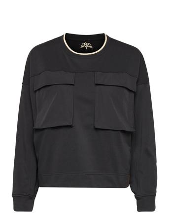 Ulrica Pocket Sweatshirt Blue MOS MOSH
