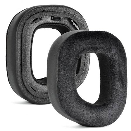 pari korvapehmusteita, jotka ovat yhteensopivia Corsair Hs80 Rgb -langattomien kuulokkeiden kanssa