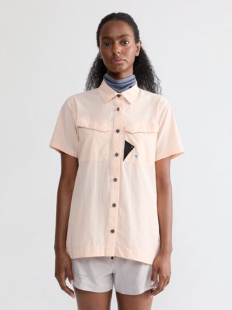 Klättermusen Syn SS Shirt Women's's - Cream Rose - Women's - XS