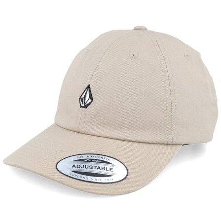 Volcom - Beis unconstructed Gorra - Full Stone Hat Khaki Dad Cap @ Hatstore