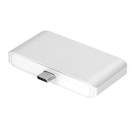 3-i-1 USB C-hubb med PD-laddning HDMI-port Kompatibel för MacBook iPhone iPad