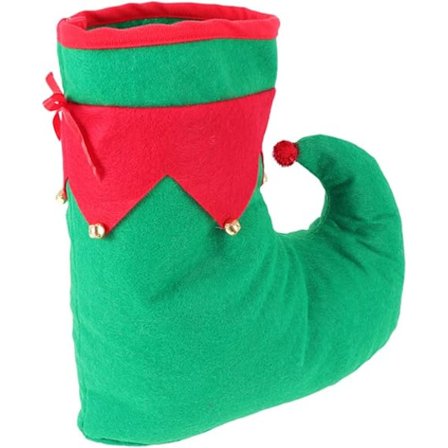 Voksen Jule Sko Morsomme Elf Sko Menn Støvle Topplokk Menn Nyhet Topplokk Klovn Kostyme Voksen Klovn Sko Varme C