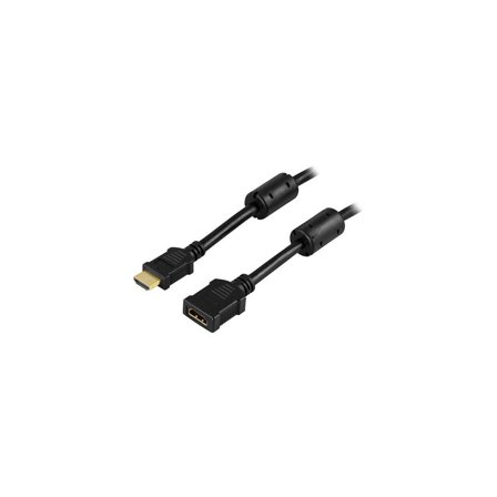 DELTACO Kabel HDMI Förlängning Ha-Ho 3m - Lyreco - Datorprodukter - Kablar och adaptrar - HDMI