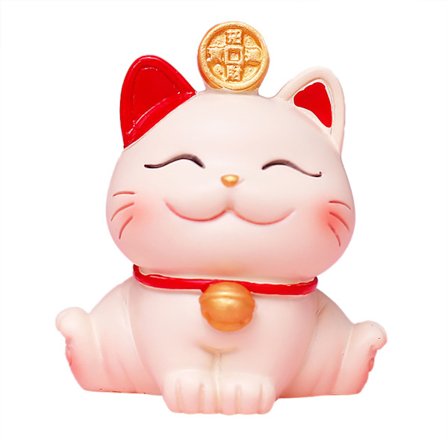 Lucky Cat Ornament Harpiks Fortune Cat Statue Hjemmedekorasjon Stue SJ0001