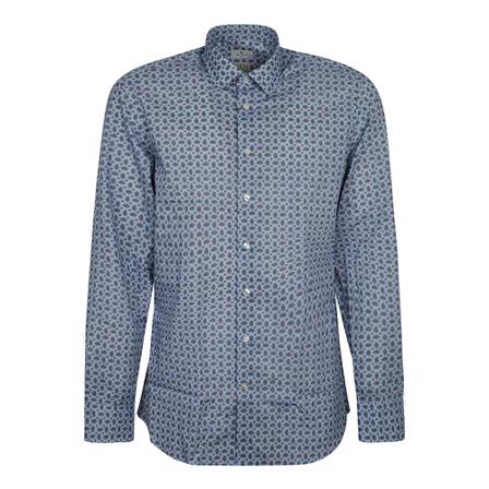 Etro Casual Shirts Blå, Herre Skjorter