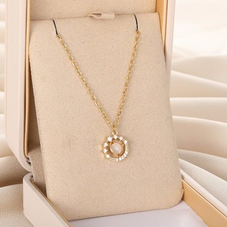 Flyg- och rymdsmycken Yttre rymden Månstjärna Flerfärgat stenhalsband Astronaut Exploreing Planet Hängsmycke Kvinnor Barn