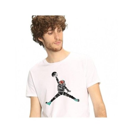 T-paita Miehet - WOOOP - AVARUUS DUNK - 100% Luomucotonia - Tulostettu Ranskassa - Lyhyet Hihat