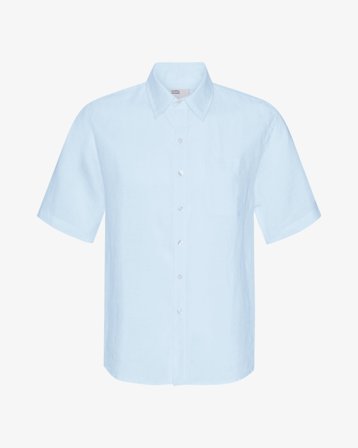 Linen SS Shirt - Polar Blue XS