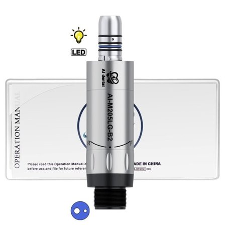 LED belysning dental lav hastighed luft motor med mikro strøm generator