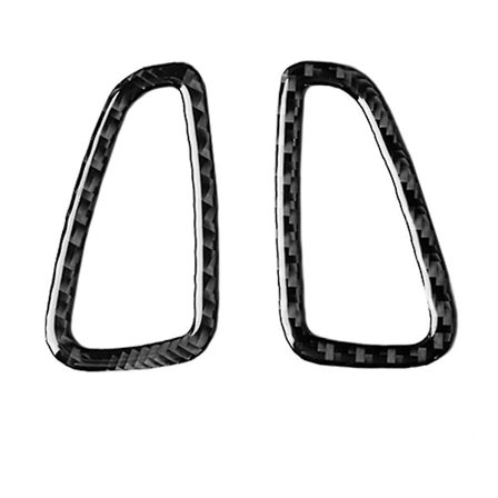 2 stk/sett Karbonfiber Dashbord Luftuttak Ramme Klistremerker for Chevrolet Camaro