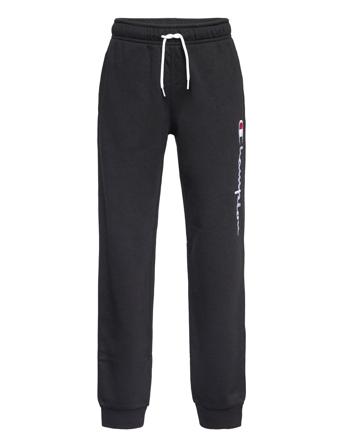 Rib Cuff Pants Joggebukser Pysjbukser Svart Champion*Betinget Tilbud