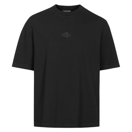 Han Kjøbenhavn, Distressed Tee Short Sleeve Diamond Zwart, Heren, Maat:M