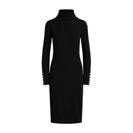Ralph Lauren, Midi Dresses Zwart, Dames, Maat:XS