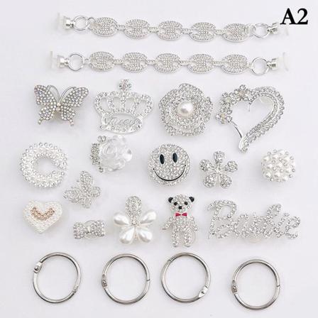 Träsandaler Diy Accessoarer Metalldekorationer