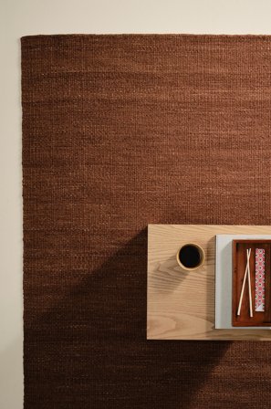 Jotex - Ullteppe Bomull/Polyester/Ull/Viskose Karamell COMO - Kjøp Ulltepper hos Jotex