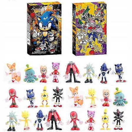Adventskalender Leketøy Figurer Sonic 24 Deler 2025