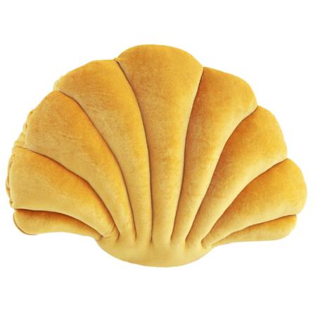 Sea Princess Seashell Dekorativ Kudde Yellow