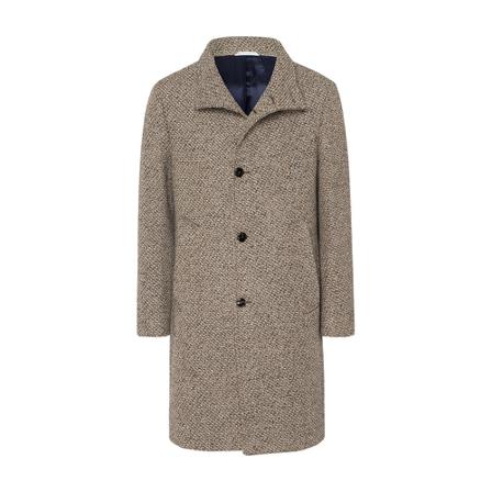 Baldessarini, Single-Breasted Coats Beige, Heren, Maat:L