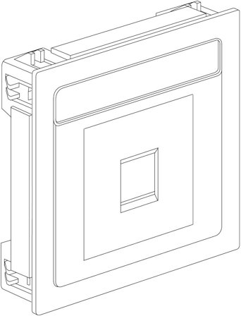 Schneider Electric 5970120 Grunnsett 2 moduler, lokk, Datamaskin & surfing