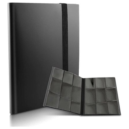 SAMLARKORT Album 360 Kortholder 9 Lommer Stor Kapacitet Fødselsdag Julefrokost Notesbog