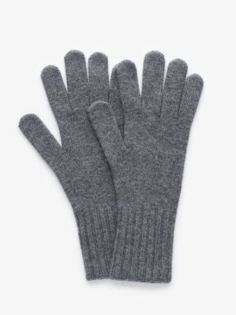 John Henric Men's Mittelgraue Handschuhe Size S/M