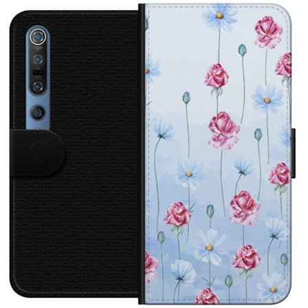 Kompatibelt Lommeboketui til Xiaomi Mi 10 Pro 5G Petal Reverie Sky Blue