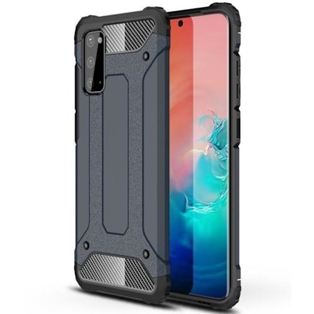 Samsung Galaxy S20 Armor Stöttålig Skal - Mörkblå