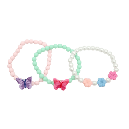 Complement Kids Armbandset Med Fjäril Smycken Unisex #74CCC7