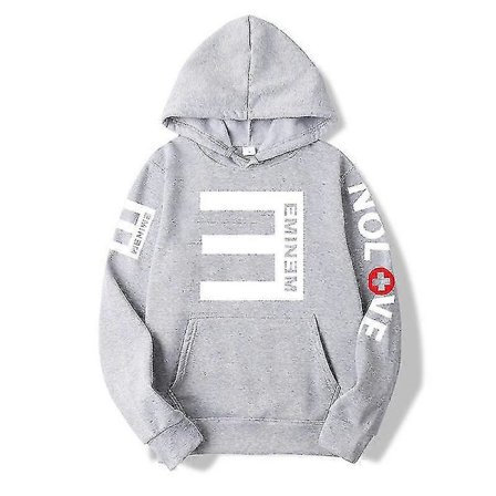 Eminem Sweatshirt Eminem Anti-e Hip-hop Fortykket Pullover Sweatshirt Til Mænd Og Kvinder Hættetrøje høj kvalitet