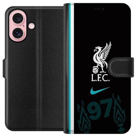 Yhteensopiva Lompakkokotelo Apple iPhone 16 Liverpool FC