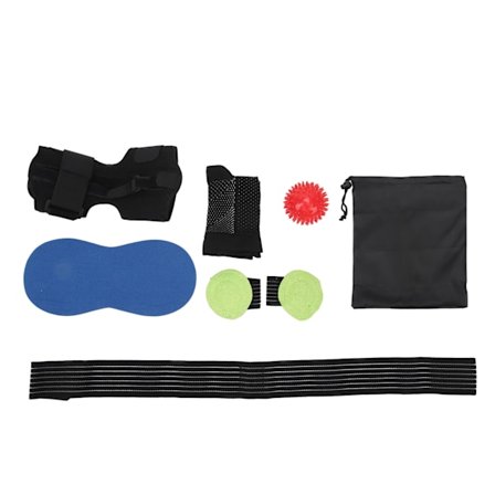 Nattstöd för Plantar Fasciit Justerbar Förbättra Smärta 2 Aluminiumstänger 2 Remmar Droppfot Ortopediskt Stöd Skena Blå