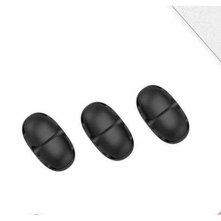 2-pak - Kabelholder til tre kabler - effektiv ledningsorganisering til hjemmet eller kontoret!