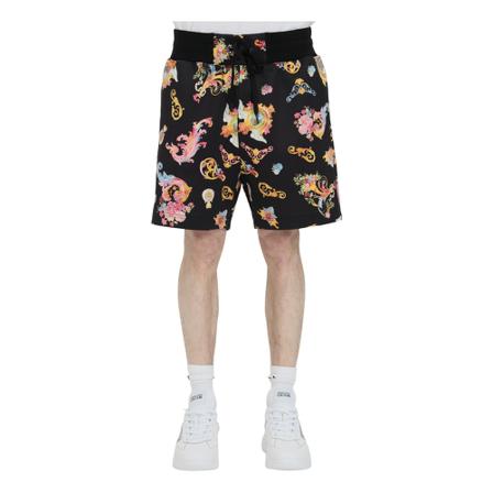 Versace Jeans Couture, Shorts Zwart, Heren, Maat:S