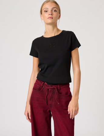 My Essential Wardrobe Mandymw Tee - Black - L