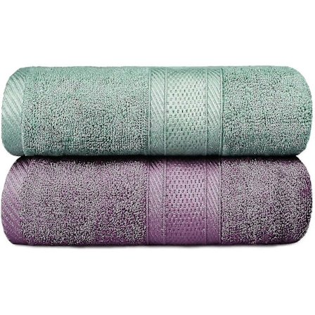 Handdukar Badhandduk, Set med 2 Bambu Badlakan, 70 X 140 Cm Extra Stora