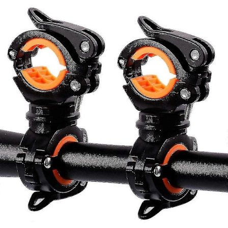 Cykel Lygteholder, 360 Rotation, Mountainbike LED Lygteholder, Montering