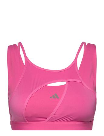 Powerimpact Luxe Medium-Support Bra Lingerie Bras & Tops Sports Bras - ALL Rosa Adidas Performance*Betinget Tilbud
