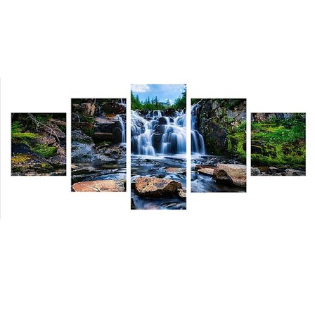 Vattenfall 5d Gör-det-själv Diamantmålning Broderi För Korsstygn Hantverk Kit Hem De