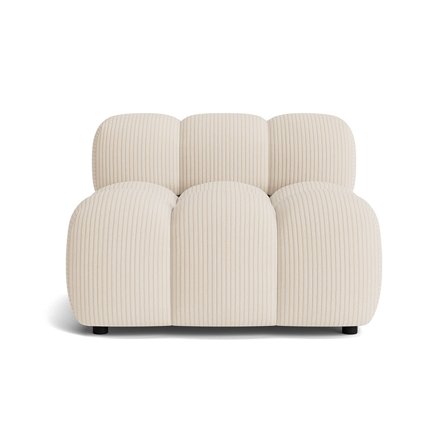 Puffy 1 personers modul - Lincoln Beige - 95x95x64 - Sofa